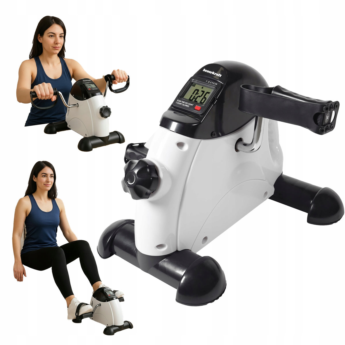 Compact exercise bike rotor for exercise rehabilitation bike 2in1