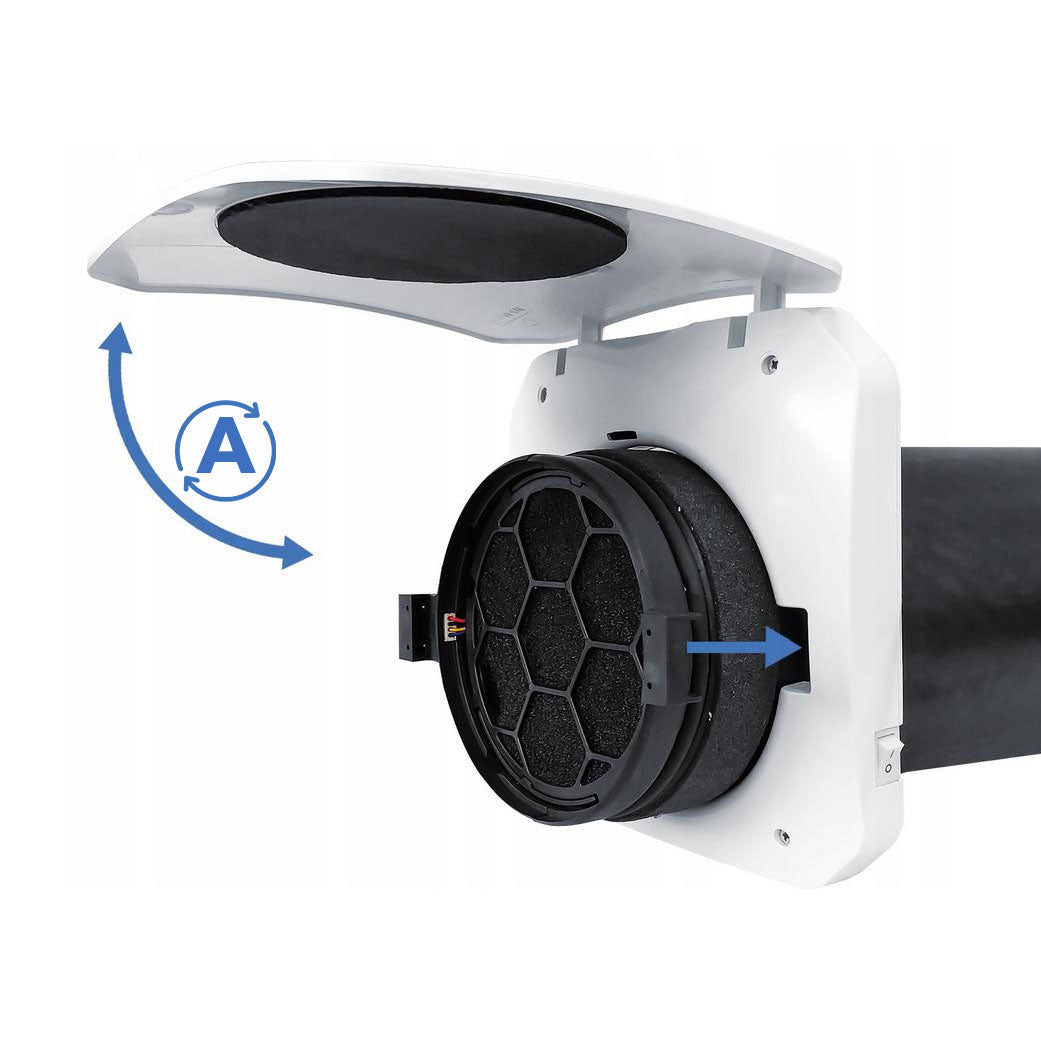 Compact wall recuperator ZEPHYR 160 remote control 60m3/h Hygrostat WiFi Manufacturer code ZEPHYR 160 /V2/T