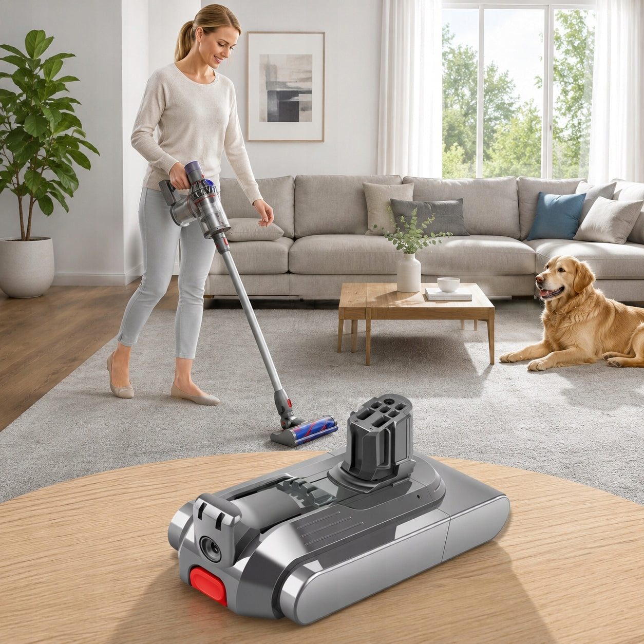 Compatible with Dyson V12 SV20 SV26 SV30 SV46 Li-Ion Manufacturer sennifar