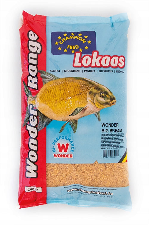 Competition Fishing Bait Champion Feed WONDER MIX DARK 2KG FEEDER Brand Champion Feed