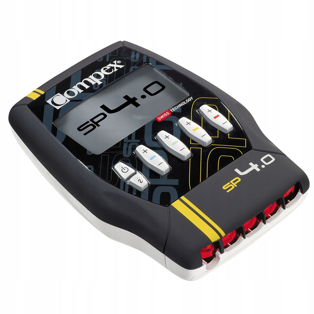 Compex SP 4.0 EMS Muscle Electrostimulator TENS 30 Programs Black Set Manufacturer code 127315