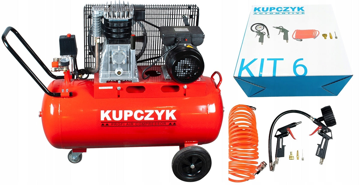 Compressor Kupczyk 100L KK 400/100 set