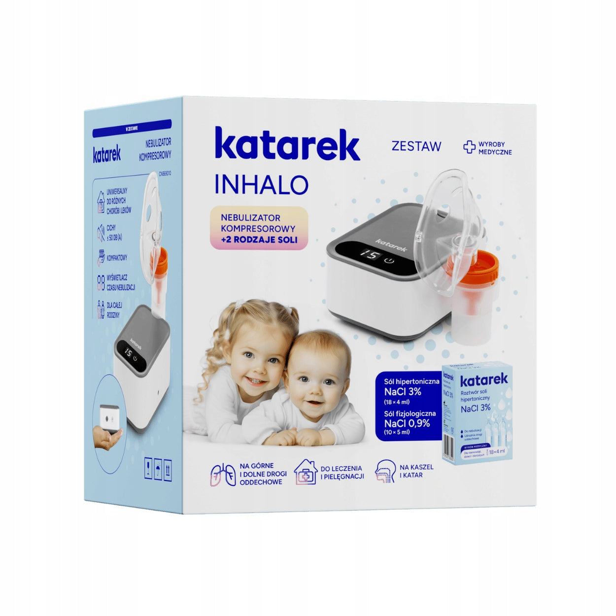 Compressor nebulizer Katarek Inhalo set
