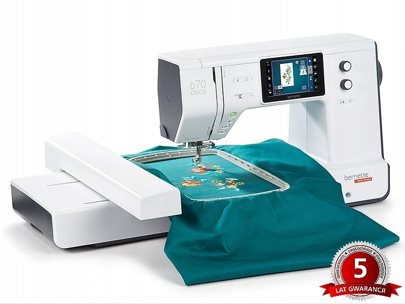 Computer embroidery machine Bernette B70 "DECO" Embroidery field 26x16cm + 3 tamborki Manufacturer code B70
