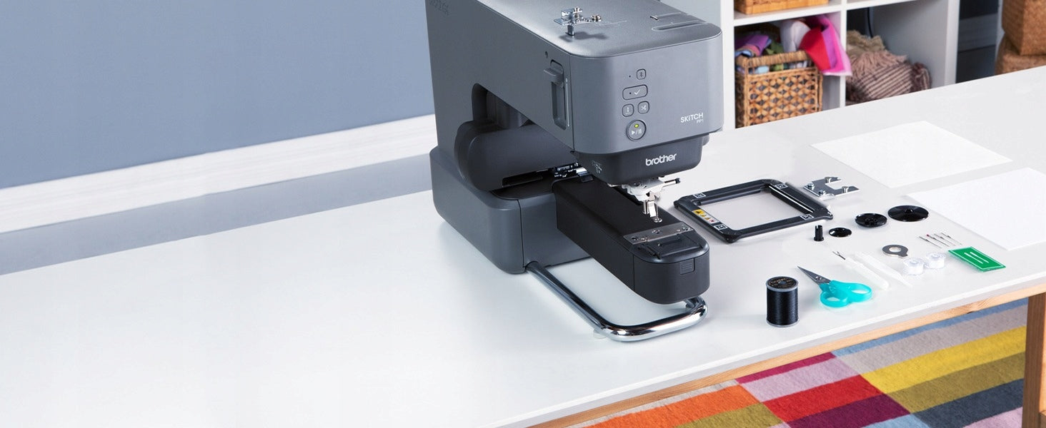 Computer embroidery machine Brother Skitch PP1 home single needle Type UK Hook rotating