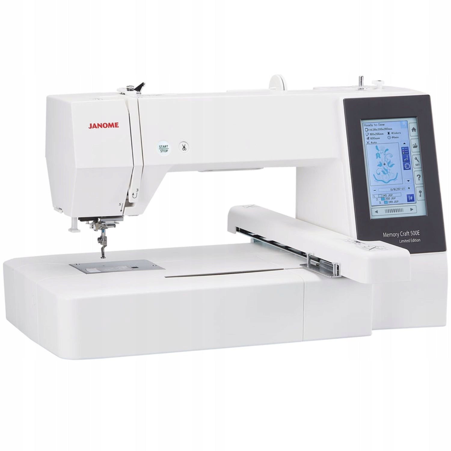 Computer embroidery machine Janome MC500E home single needle Manufacturer code 4933621706876