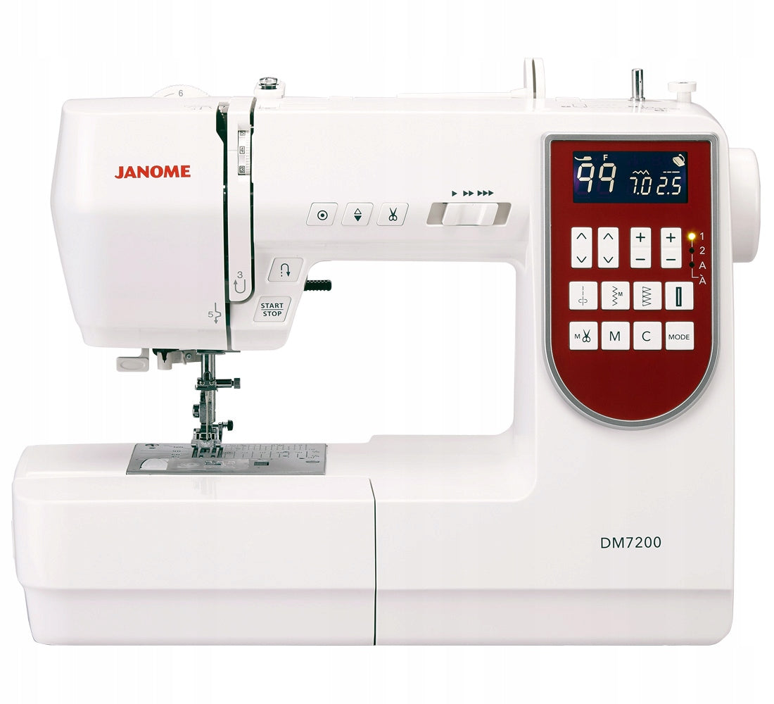 Computer sewing machine Janome DM7200 + sewing courses + freebies Packaging status original