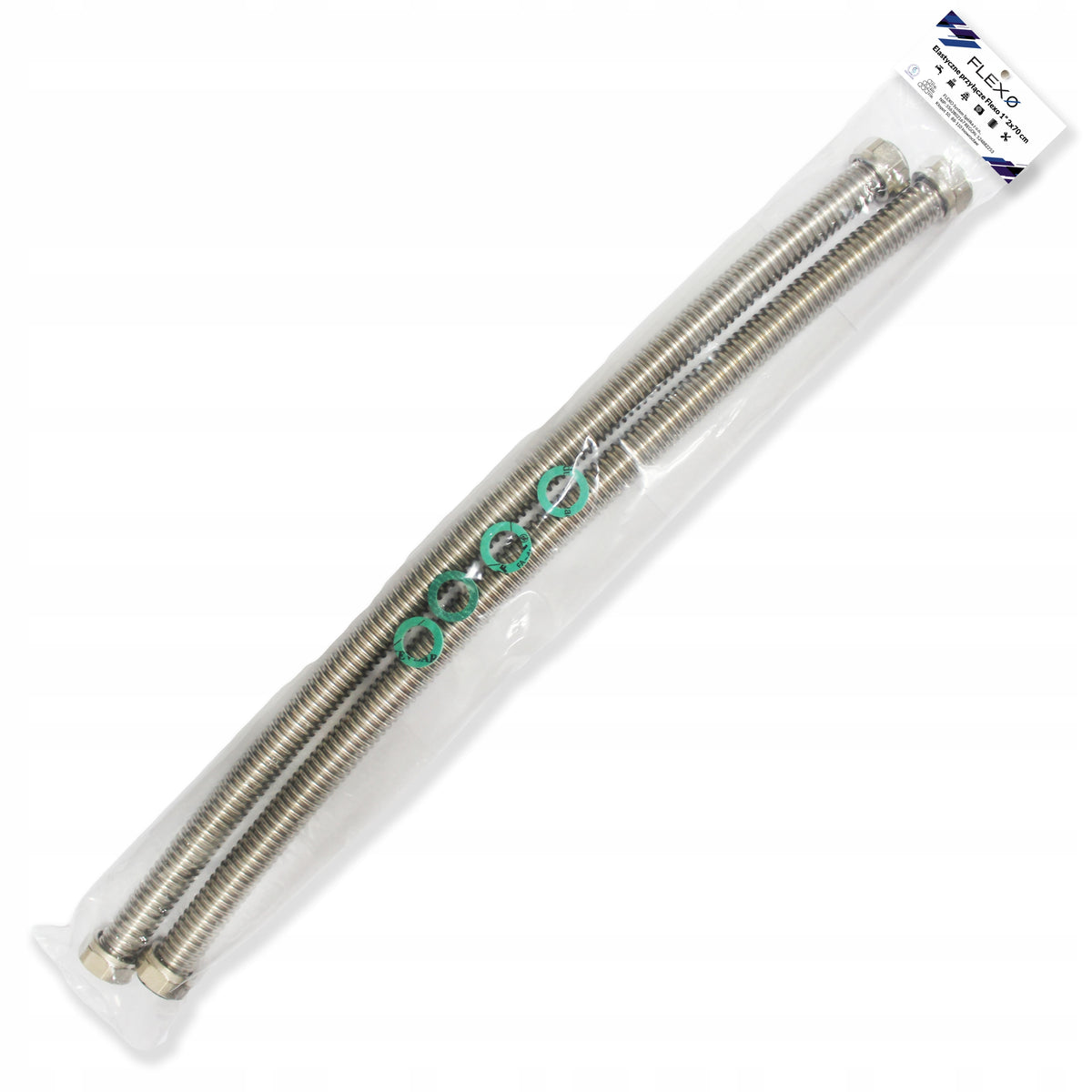 Connection hoses 1 inch for water softener 2 pcs. 70 cm Flexo