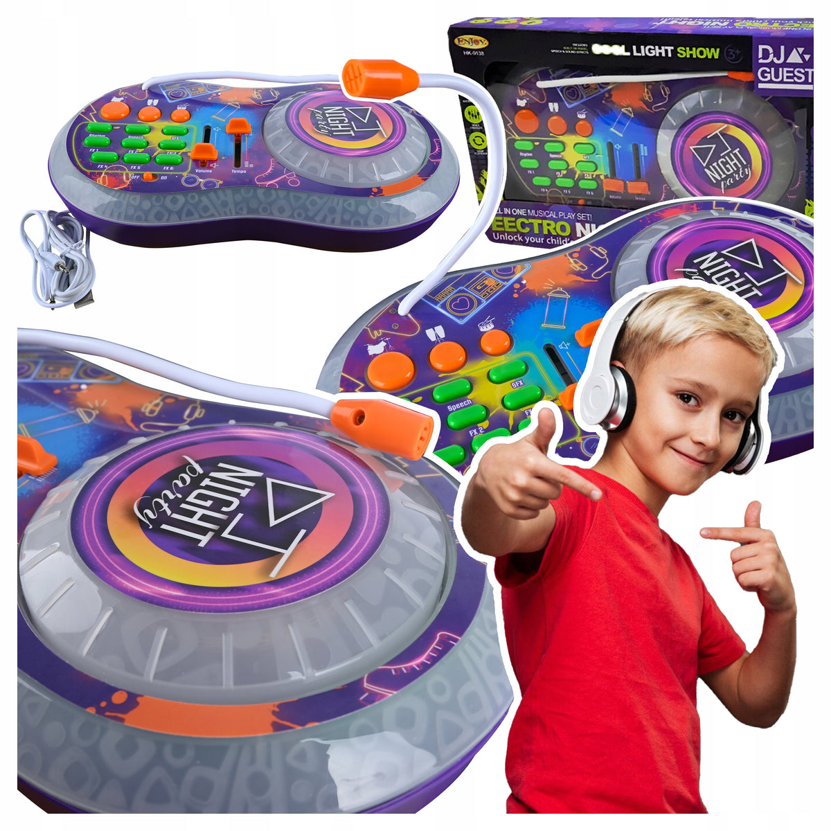 Console Illuminated Console DJ Music Kids Toy Gift