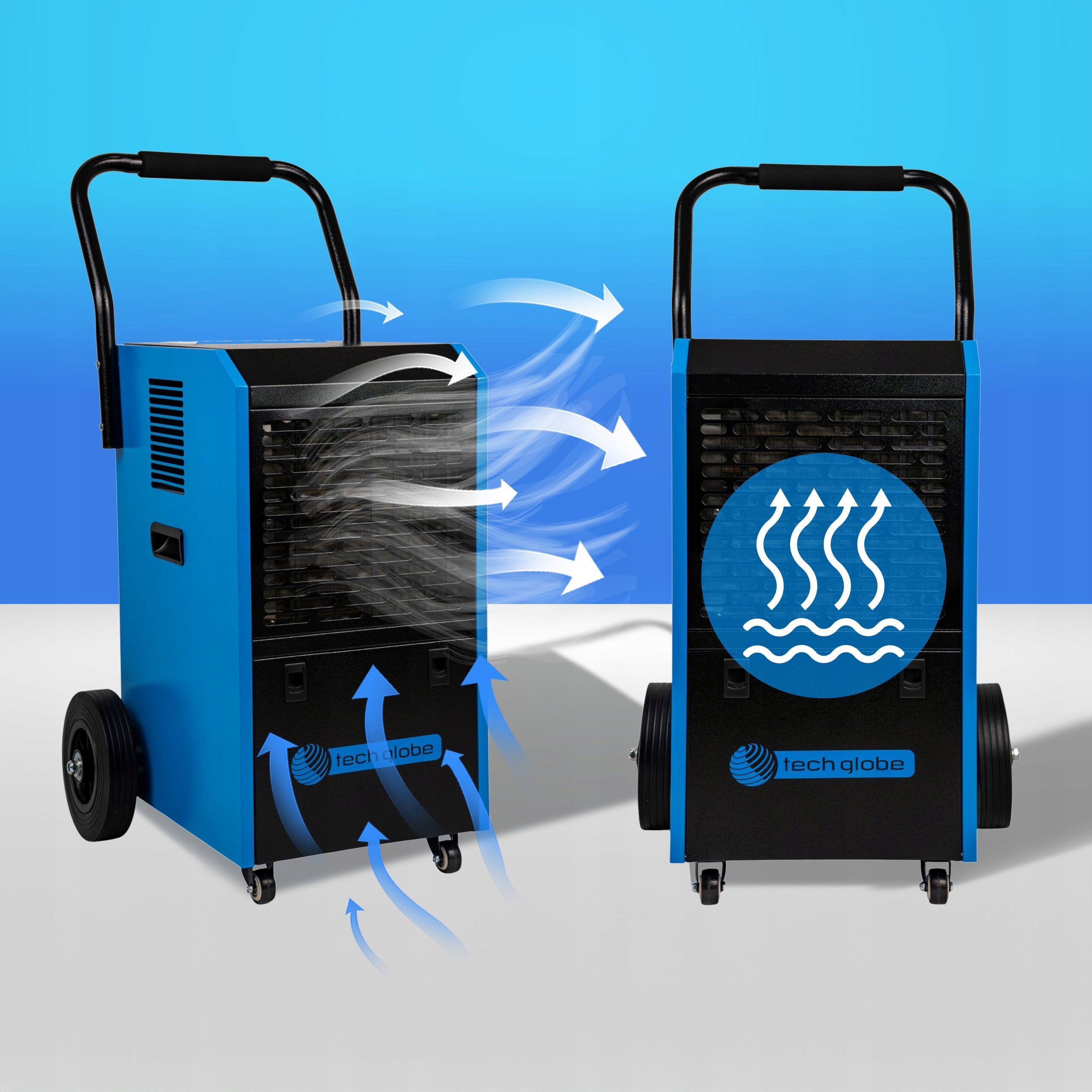 Construction Dehumidifier 55l 24h Industrial Moisture Absorber 750w Medical device no