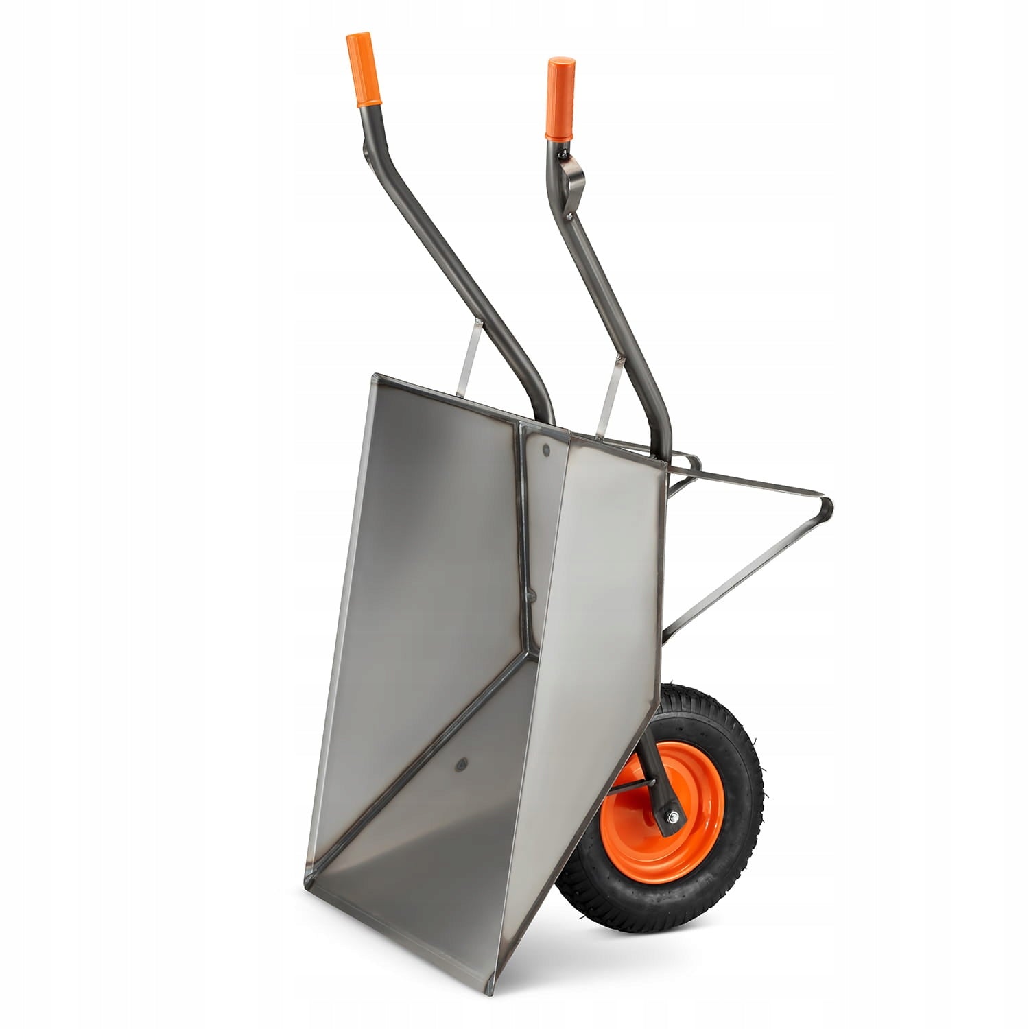Construction GARDEN WHEELBARROW welded steel HIGHER 120L 210kg metal Kind wheelbarrow