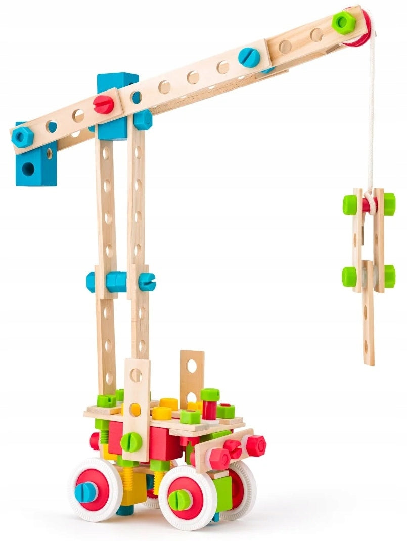 Construction Set Twisting Blocks from Woody Twisting Blocks