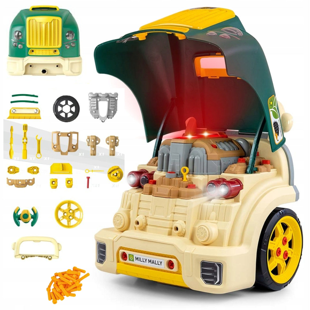 Construction Toy MOTOR for Twisting and Unscrewing LED Sounds