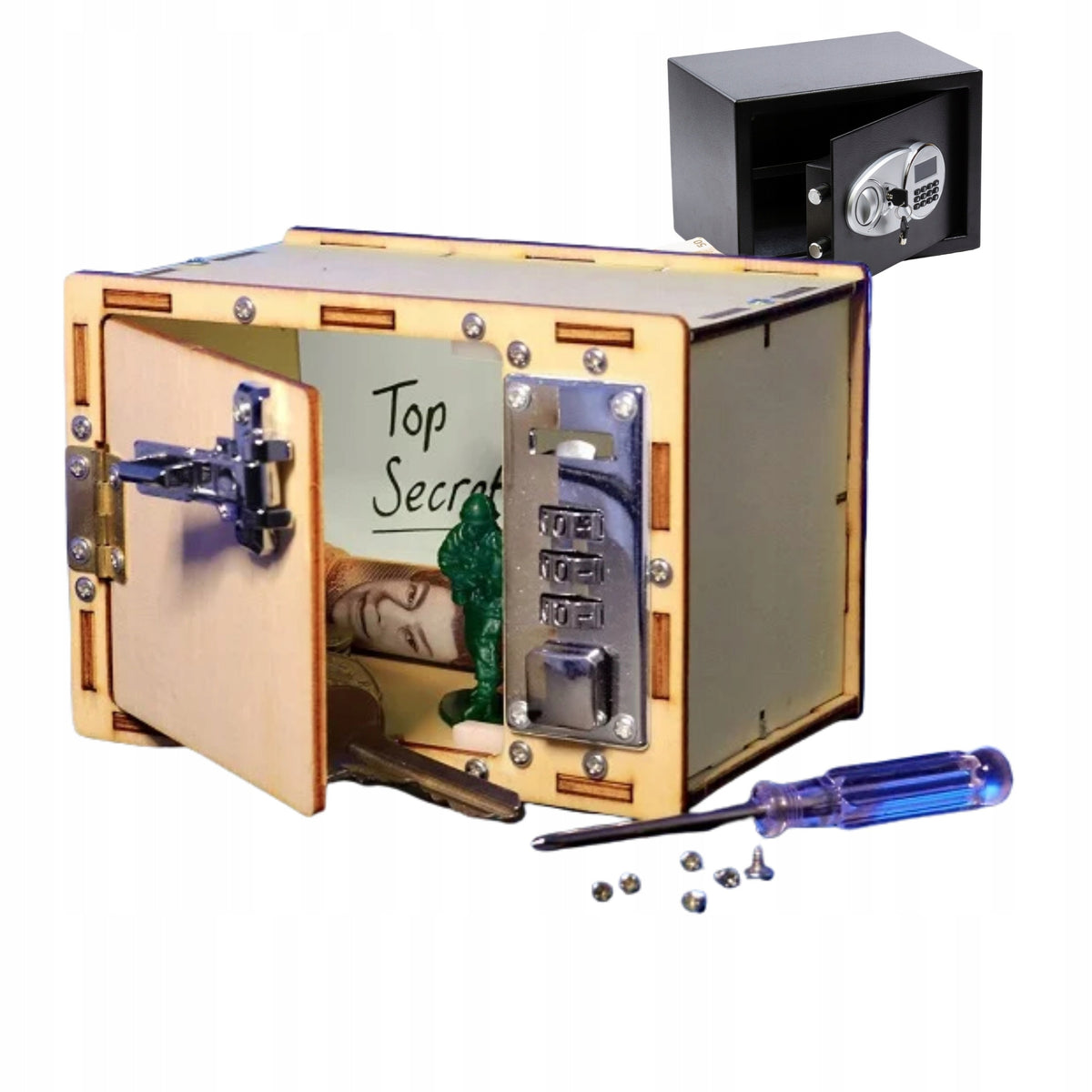 Construction Toy Safe Wooden Assembly Kit Electronic