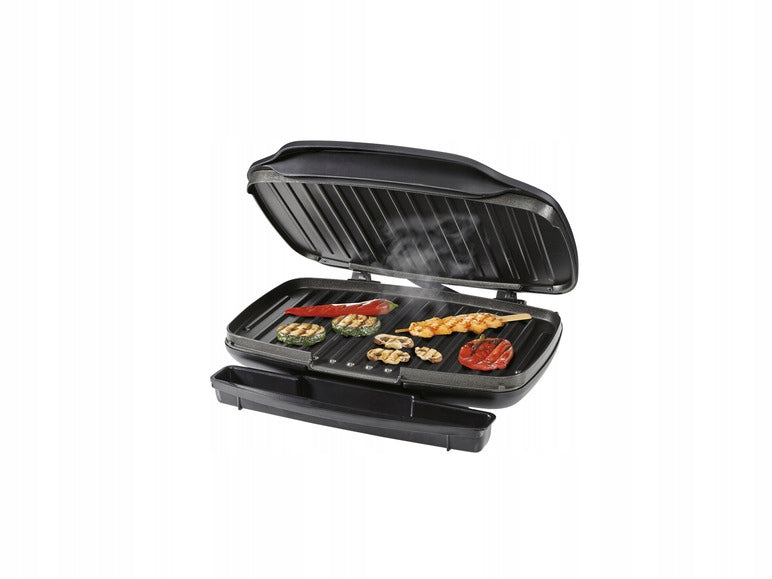 Contact Grill Electric Toaster SilverCrest SKG 1000 B3 Black 1000 W