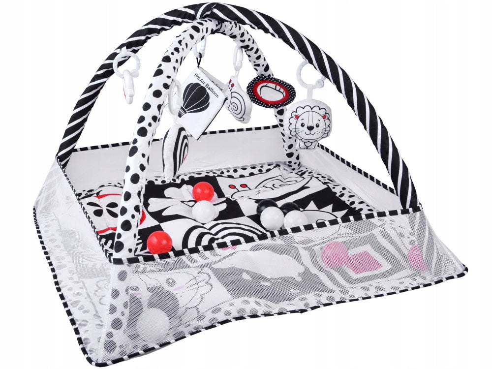 Contrast educational mat playpen + balls booklet rustle ZA5826 Brand Jokomisiada