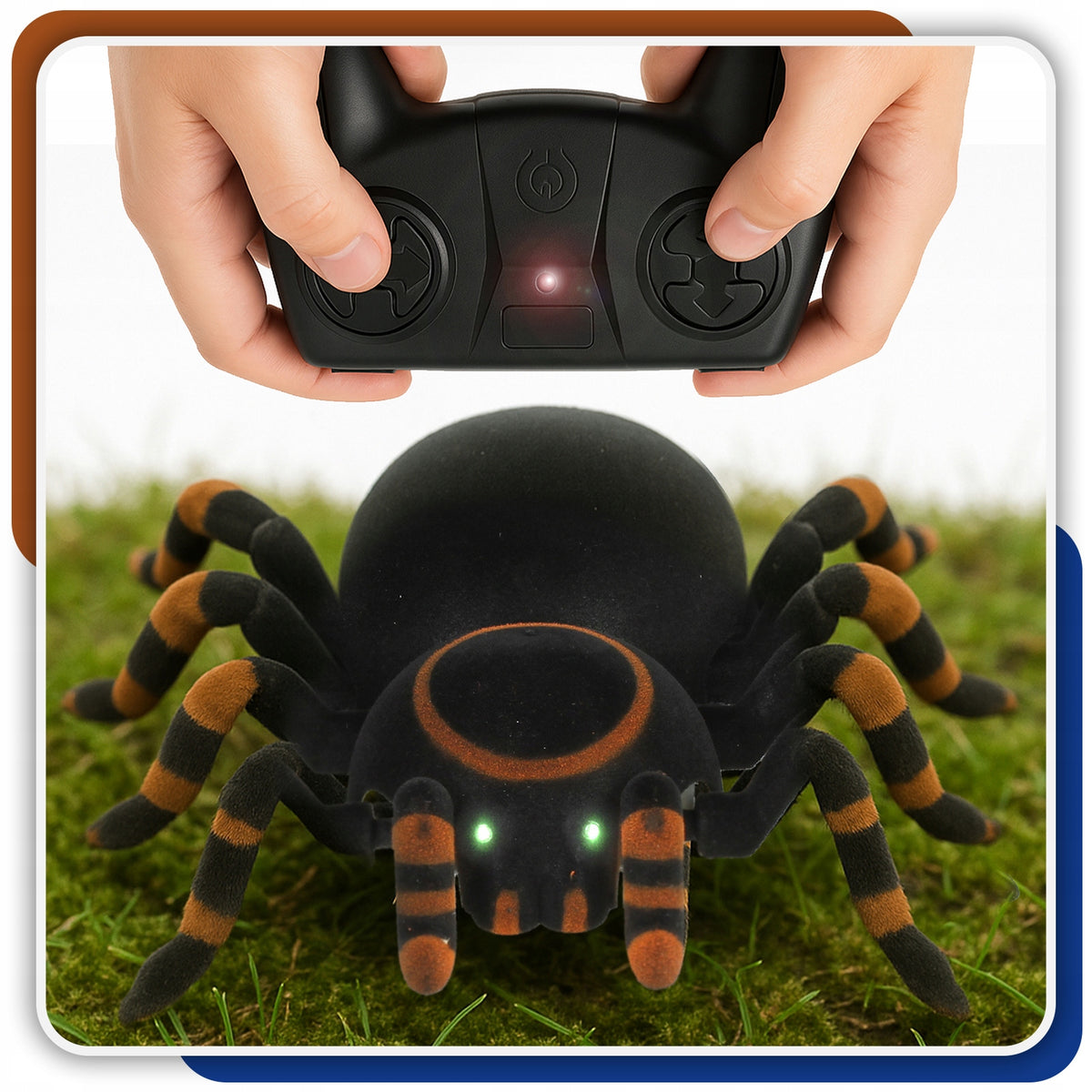 Controlled Spider Toy Walks On The Wall Makes Trick Glowing Eyes Brand Stator