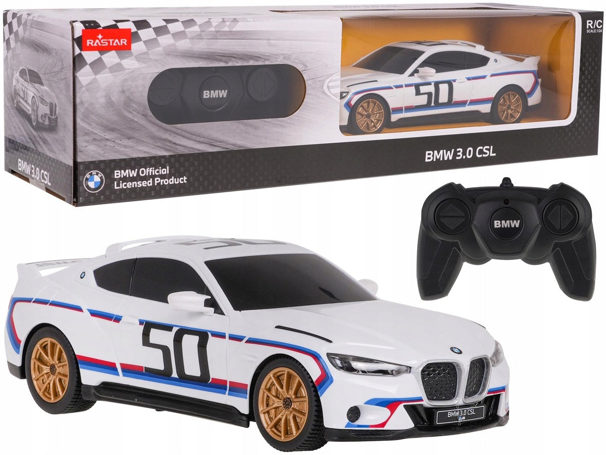 Controlled children's car BMW 3.0 CLS 1:24 RASTAR racer + rubber wheels