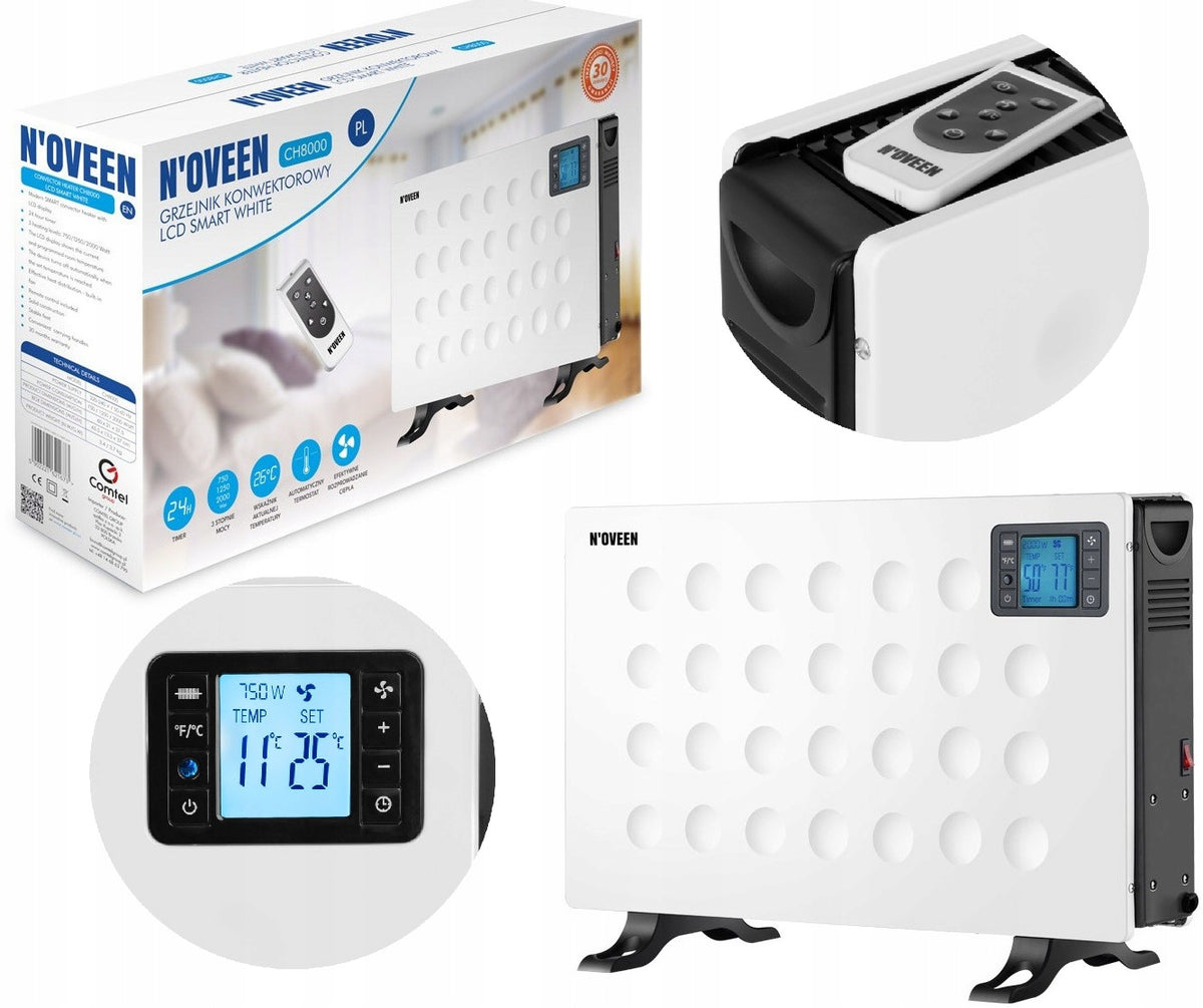 Convector Heater Noveen CH8000 LCD Smart White