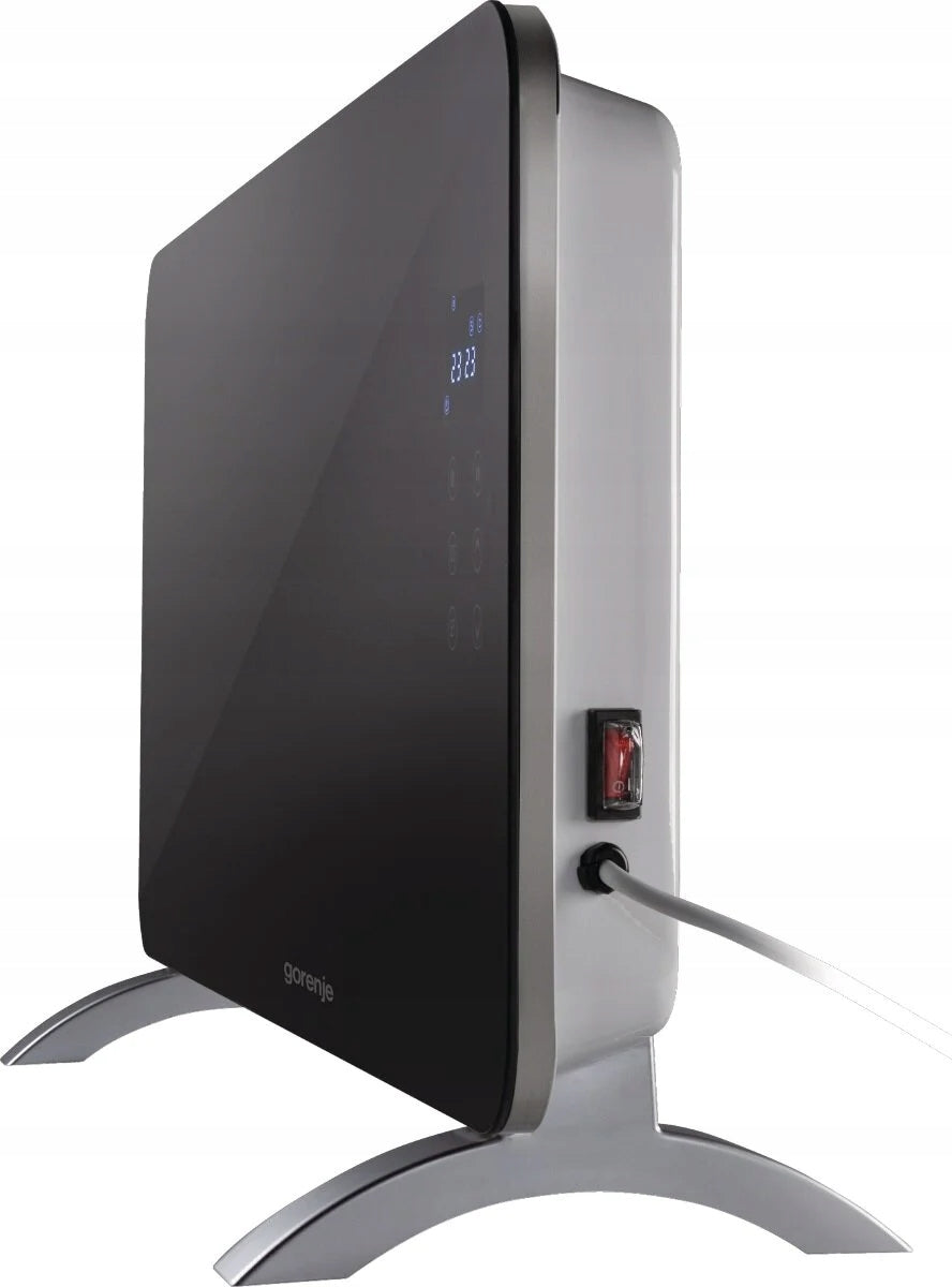 Convector Heater Optiheat2000GTPT 2 kW Black Glass Timer Display Manufacturer code 735962