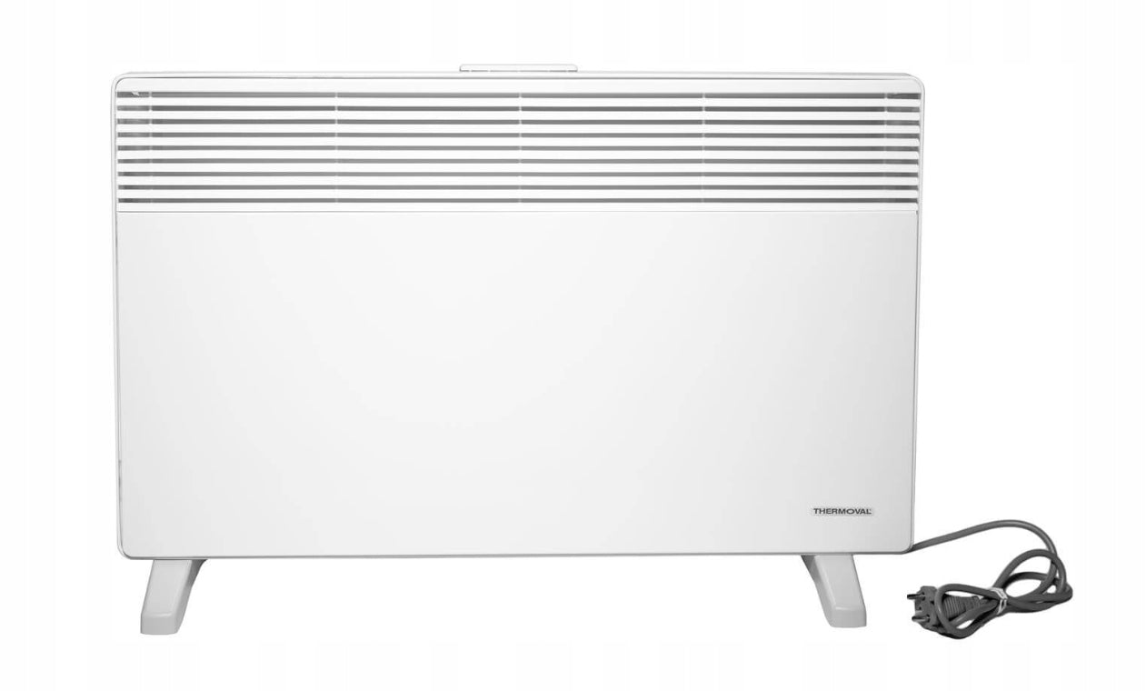 Convector heater electric wall radiator T17 1500W feet white
