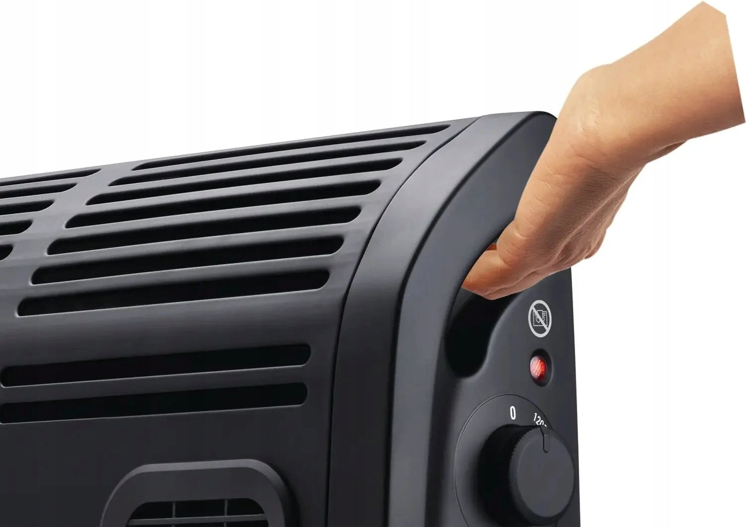 Convector radiator ROWENTA CO3035 Black Dominant color black