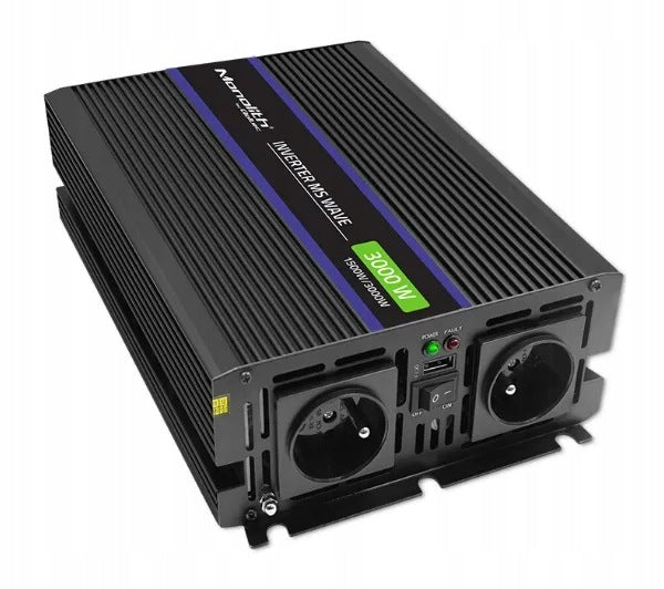 Converter Qoltec Monolith 12/230V 1500/3000W Black