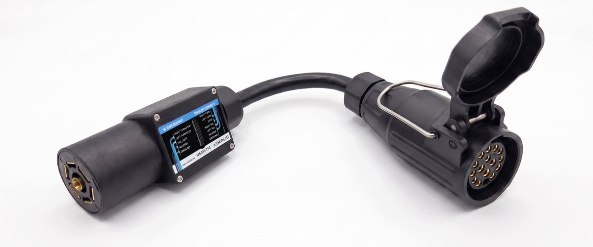 Converter USA 7pin->EU 13pin with modulefor Mercedes GLS (X166) 16-