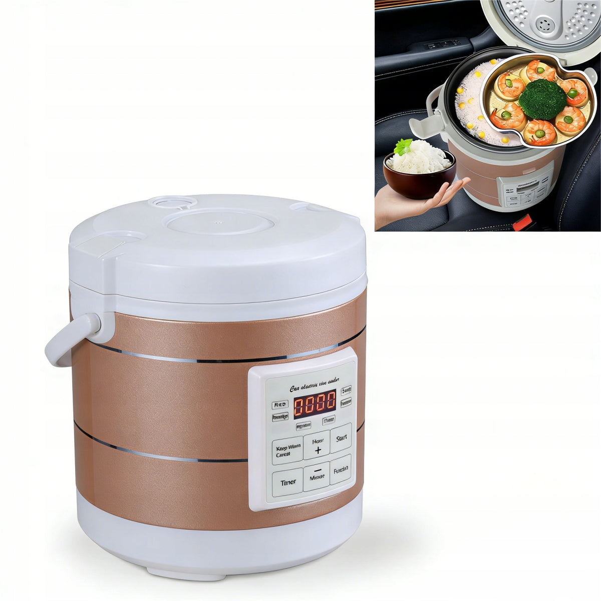 Cooking Car cooker MULTICOOKER 12v/24V 1.6L