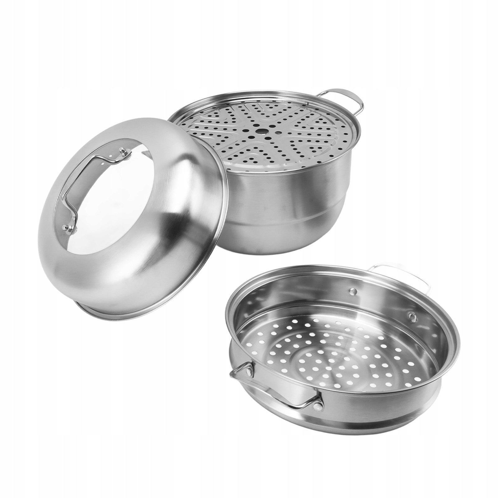 Cooking Pot, Stainless Steel Steaming Pot, Large