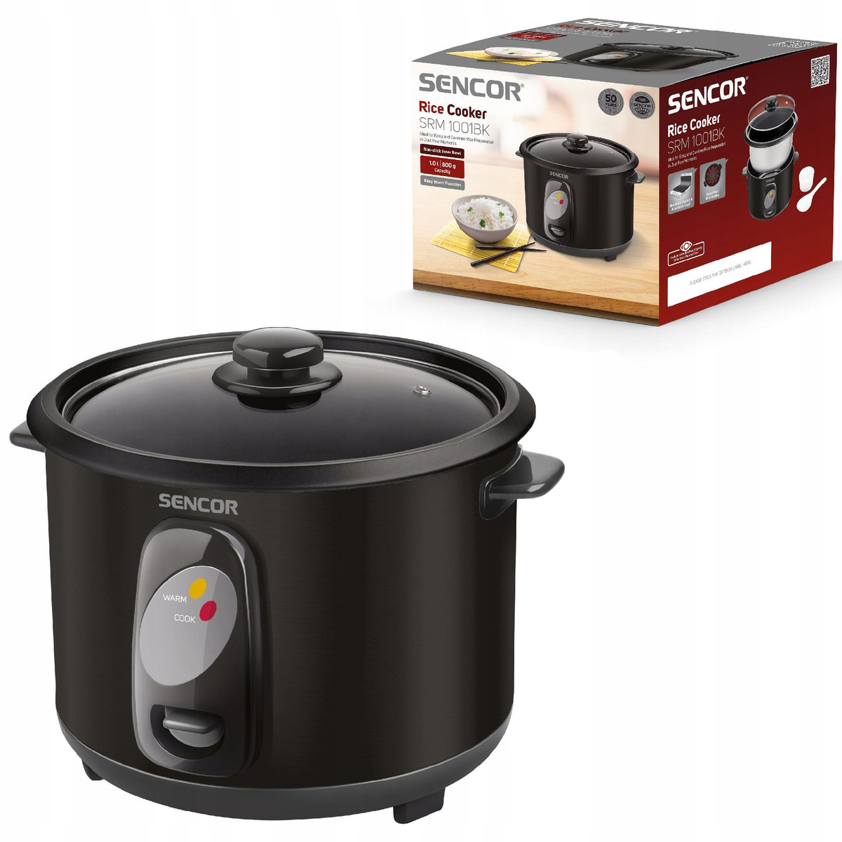 Cooking pot for rice Sencor SRM 1001BK 400W 1L Brand no brand