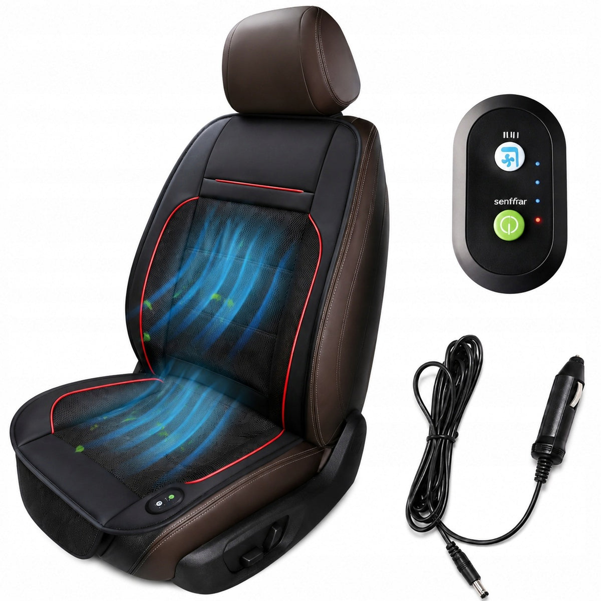 Cooling Ventilated Mat for Car Seat Auto 12V