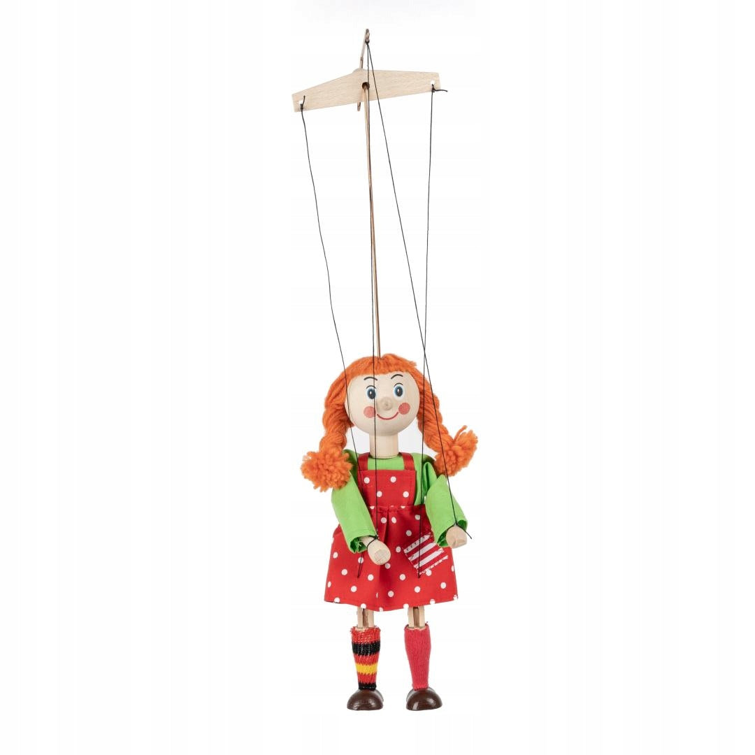 Copatá dívka 20 cm, dřevěná marioneta Kid's age 5+ years