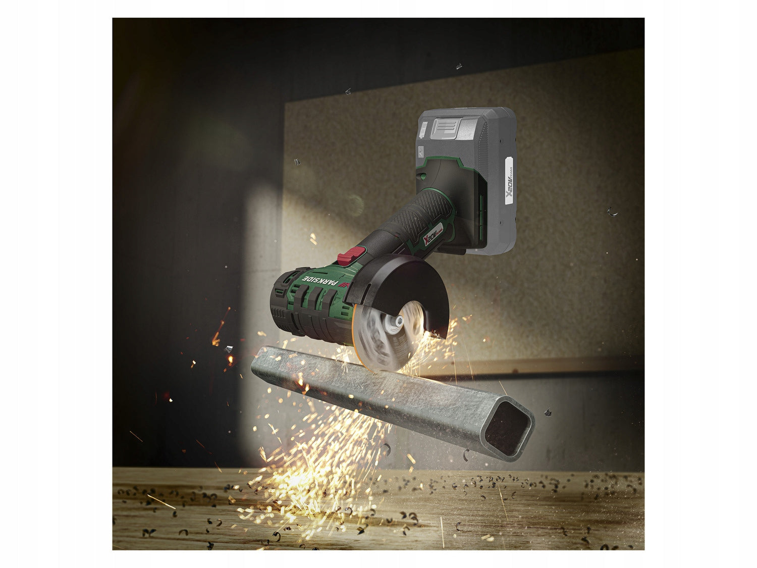 Cordless Angle Grinder Ø76mm WIRELESS 20V + SUITCASE DISC Packaging status original