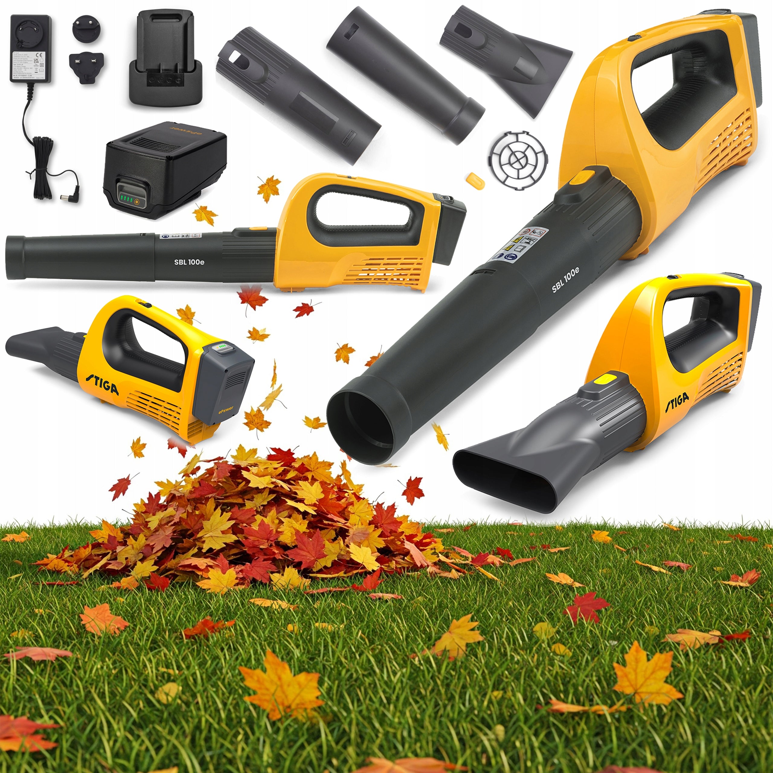 Cordless Blower Cordless STIGA SBL 100e 20V 4Ah 32 m/s 9 m³/min