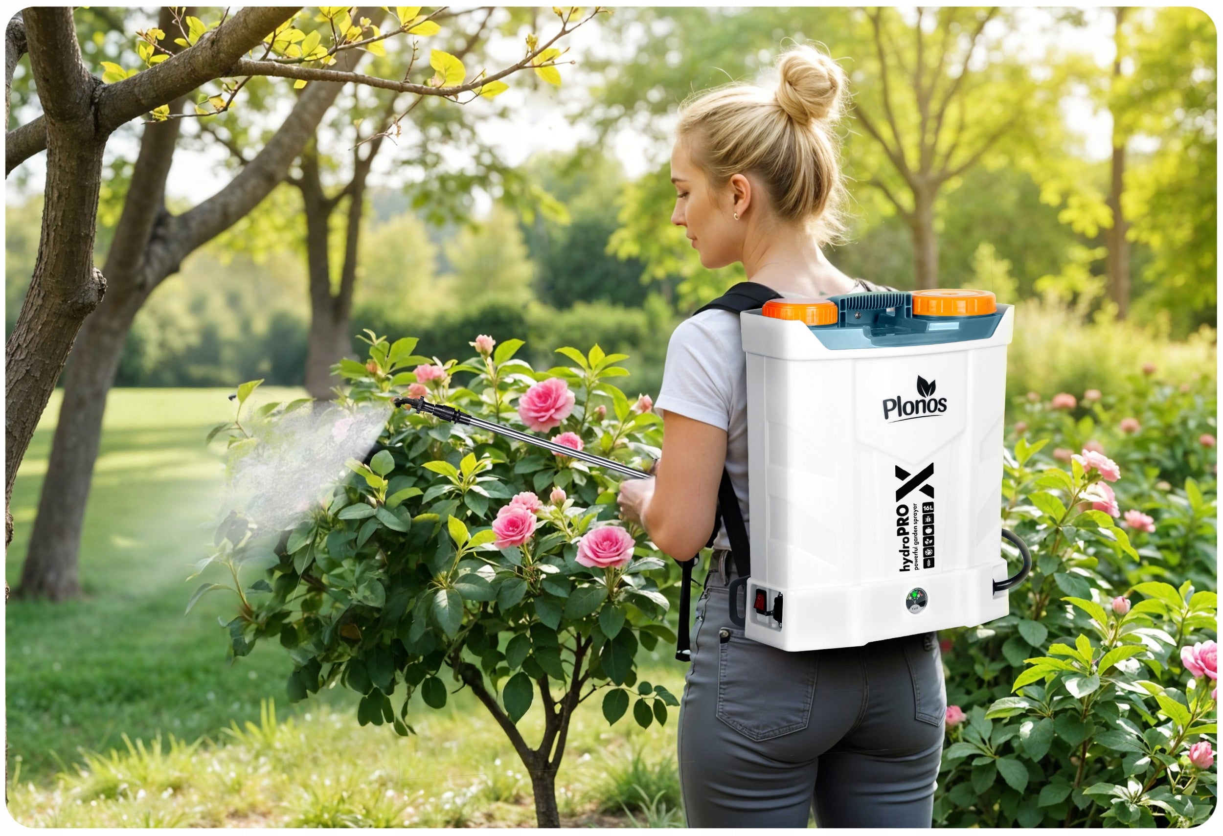 Cordless Electric Backpack Pressure Sprayer 85cm LANCA 16L Maximum pressure 5.5 bar