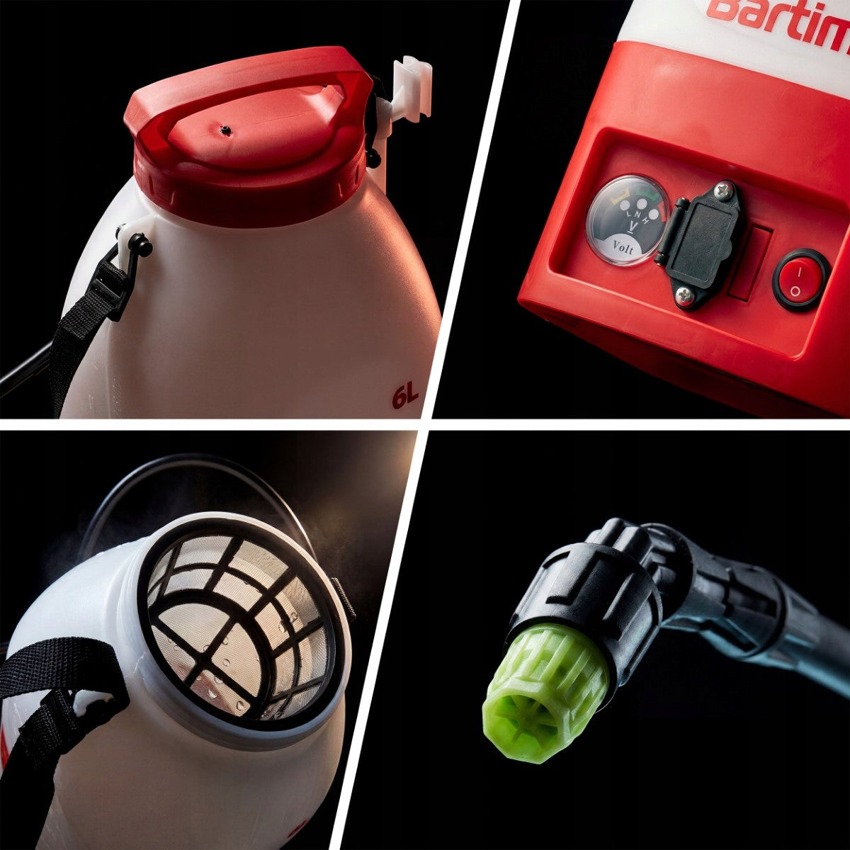 Cordless Electric Sprayer 6L Pressure Garden Packaging status original