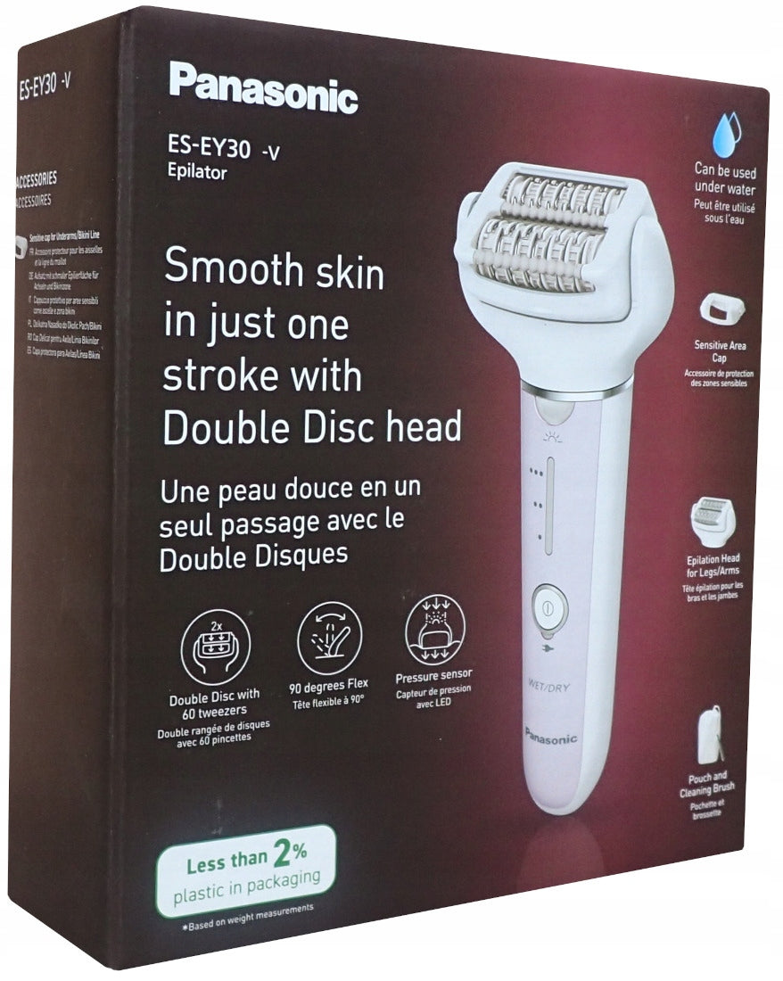 Cordless Epilator for Bikini Legs Panasonic ES-EY30 Dual LED Drives EAN (GTIN) 5025232928958
