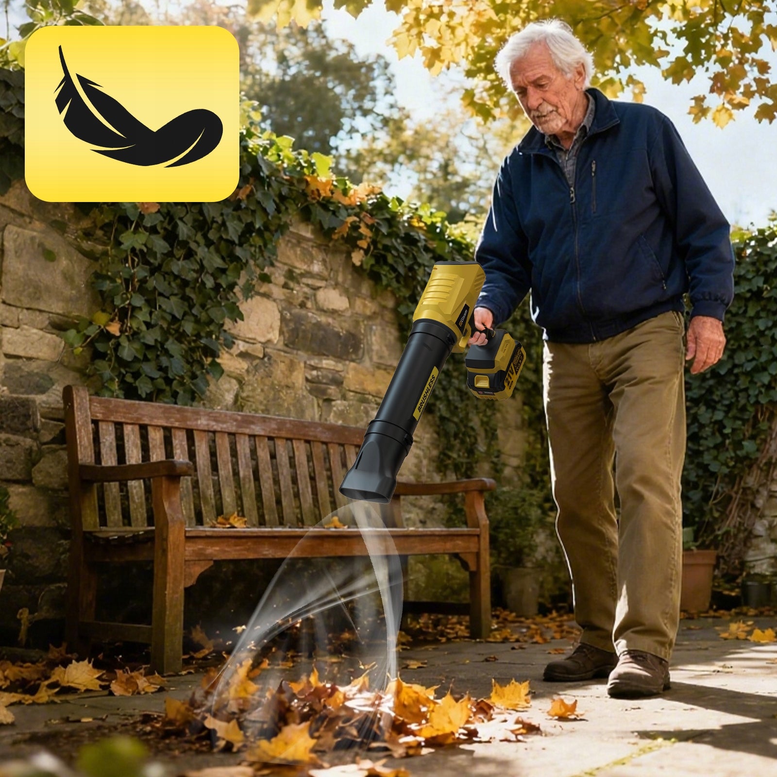 Cordless Leaf Blower Electric Blower For Garden Snow Leaves Manufacturer code Gisam-4274
