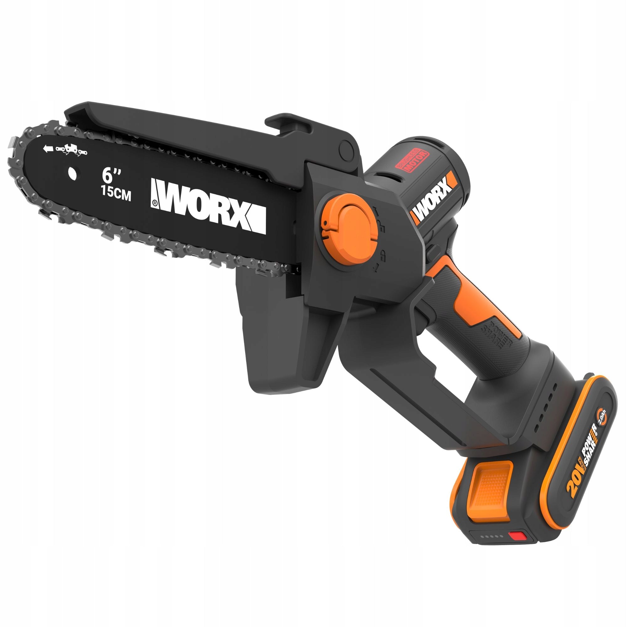 Cordless Mini Saw WORX WG327E 2Ah Small Handy For Garden Branches Power supply battery operated