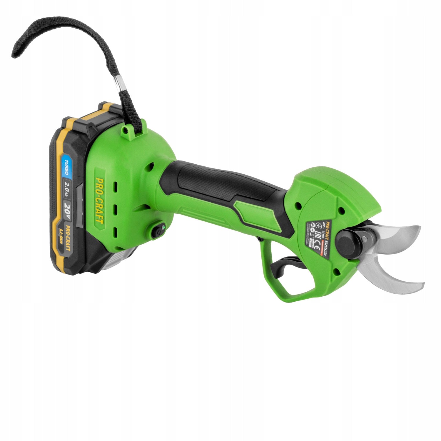 Cordless Procraft ES25Li Branch Shears, 25mm Product weight with unit packaging 1.6 kg