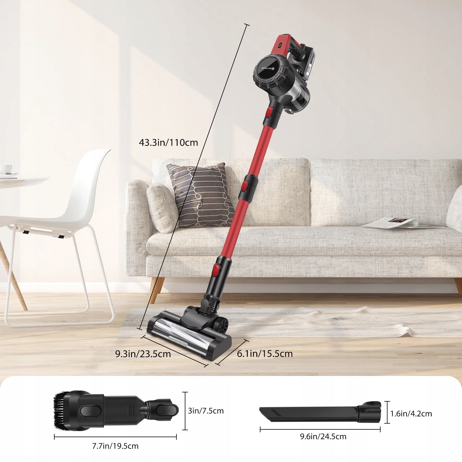 Cordless Stick Vacuum Cleaner 140W 15KPA Hardwood Floor Carpet Car Pet Hair EAN (GTIN) 721703682637