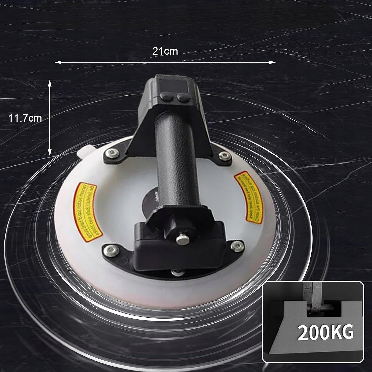 Cordless Vacuum Suction Cup Glass Tile Lifting Capacity 200 Kg Brand no brand