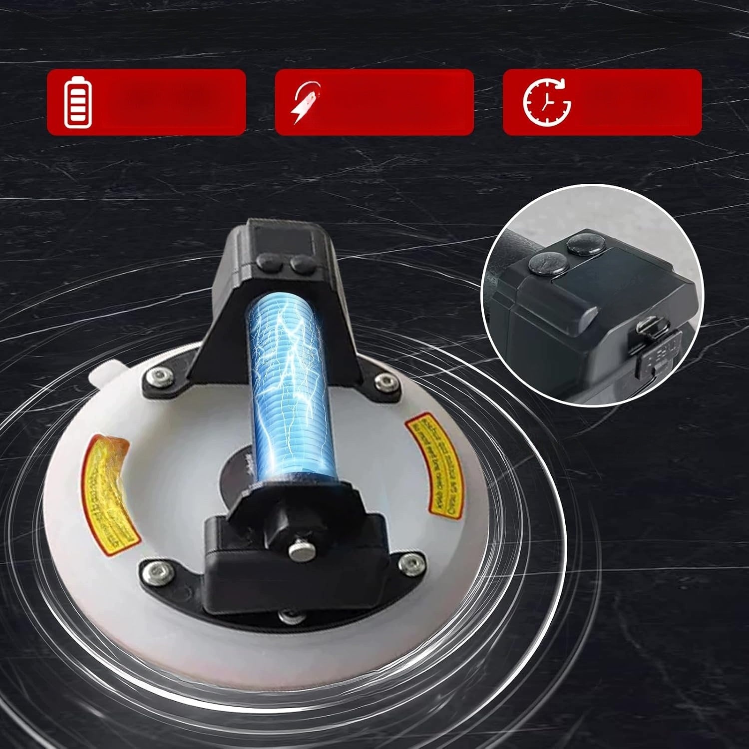 Cordless Vacuum Suction Cup Glass Tile Lifting Capacity 200 Kg Series JAOGAUS