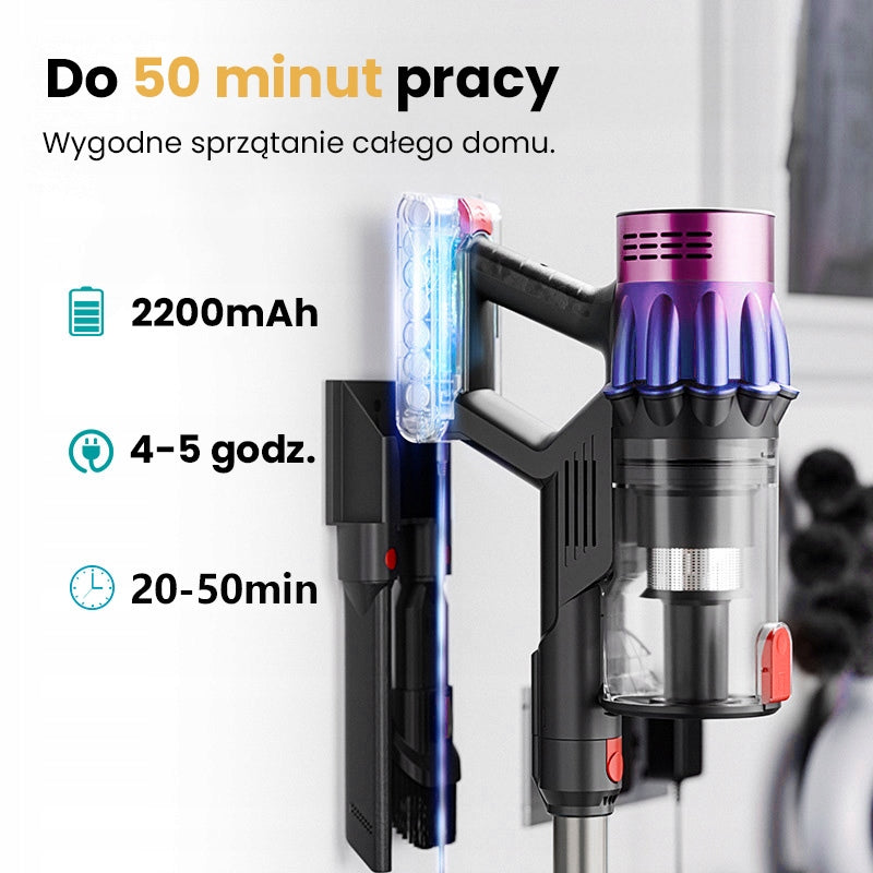 Cordless Vertical Vacuum Cleaner BERGMANN PUX 728 650W LED Electrobrush Model PUX 728
