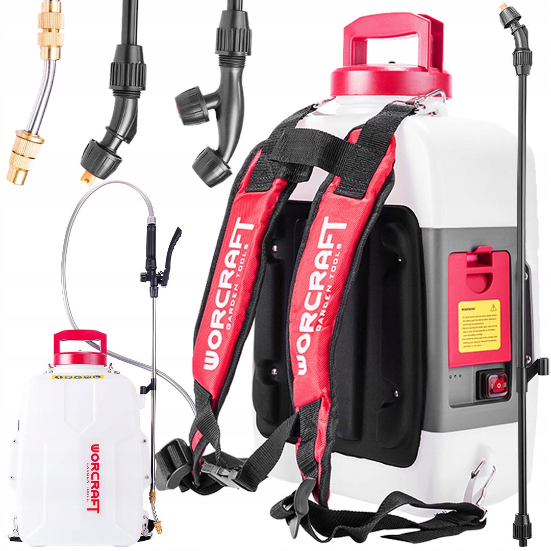Cordless backpack sprayer Worcraft CBS-S20Li 12L 5bar - SOLO