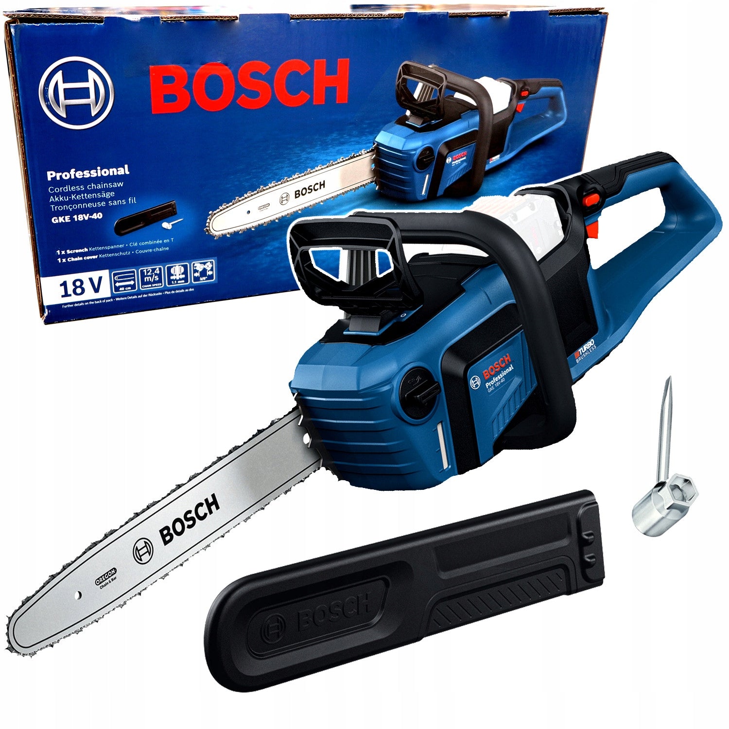 Cordless chainsaw 18V BOSCH GKE 18V-40 06008D3000
