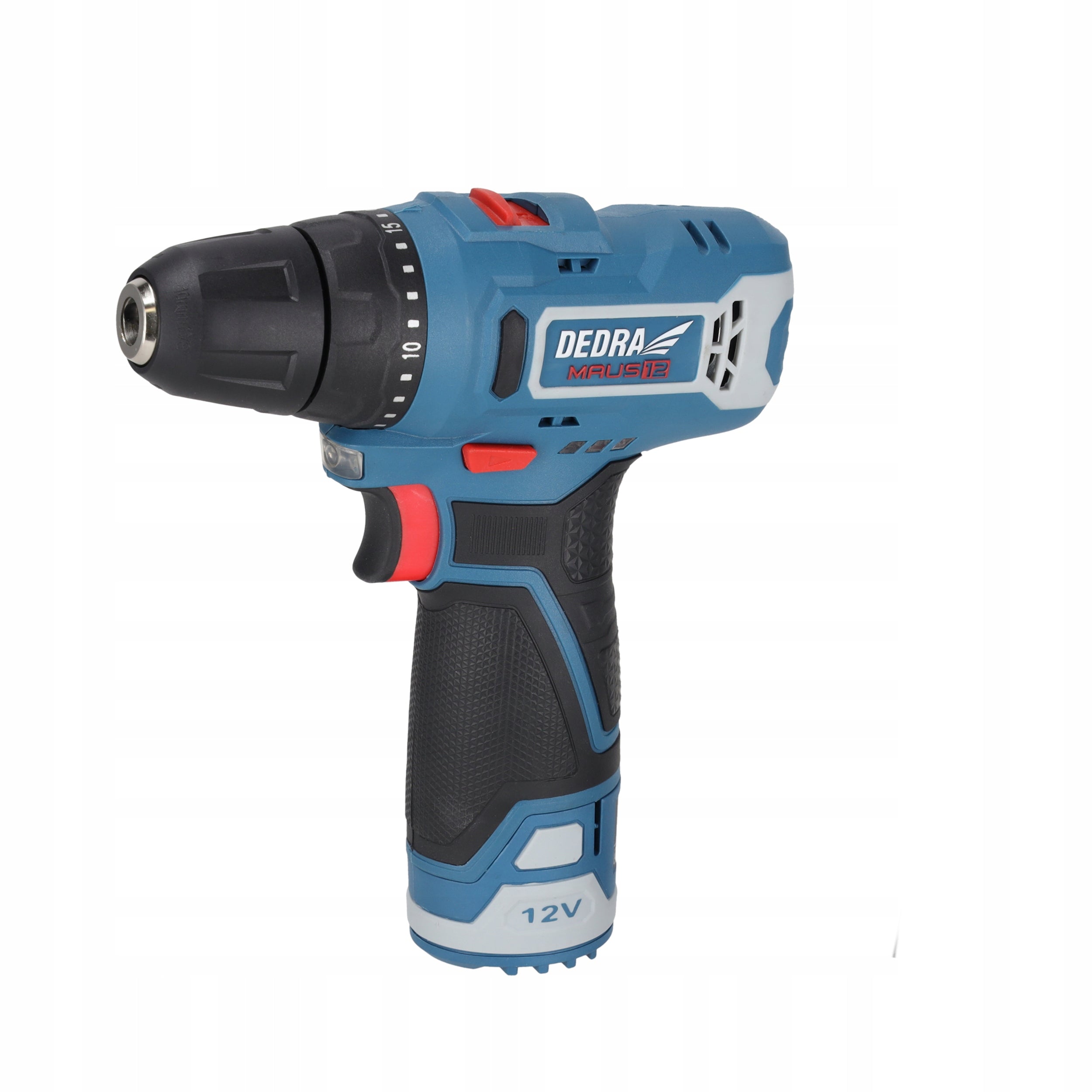Cordless drill 12V DEDRA MAUS rechargeable battery and USB-C set Manufacturer code DED7310T01