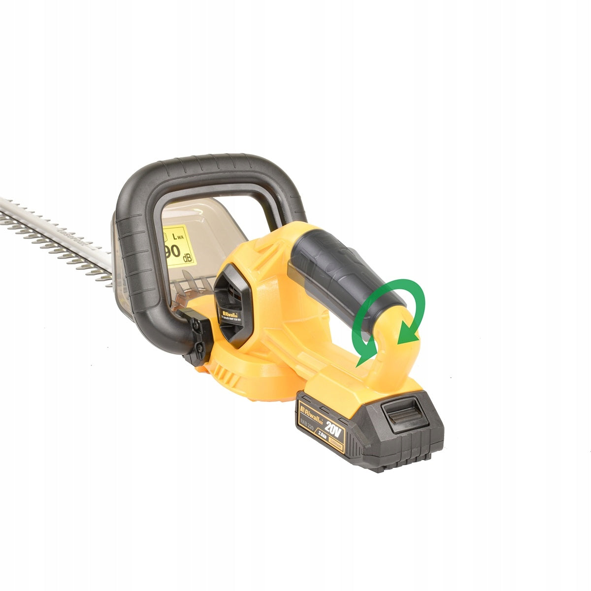 Cordless electric shears Riwall RAHT 5220 SET 51 cm 20 V Product weight with unit packaging 3.5 kg