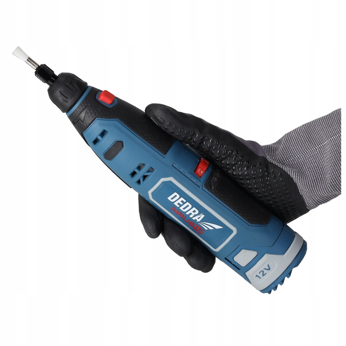 Cordless mini grinder 12V DEDRA MAUS rechargeable battery 2.0 Ah, USB-C set Brand Dedra